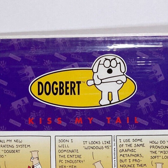 Dilbert Lithograph Print 3 Strips Dogbert Kiss My Tail United‎ Feature Syndicate - Picture 2 of 8